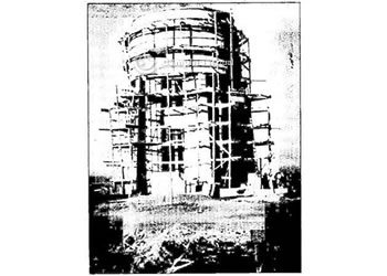 Contrução da Torre do Castelo em 1939