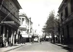 Bonde no centro de Campinas em 1930, esquina da Rua Barão de Jaguara com Rua General Osório