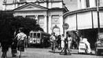 Bonde em Campinas em 1950, com o Hotel Términus a direita da foto de Gilberto De Biasi
