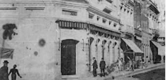 Casa Genould, Rua Barão de Jaguara  X Rua César  Bierenbach, foto de 1930