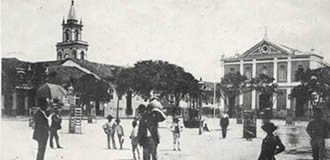 Largo do Rosário, por volta de 1900