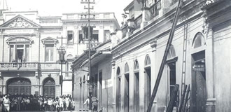 Incêncio do Cine República em 25 de setembro de 1944